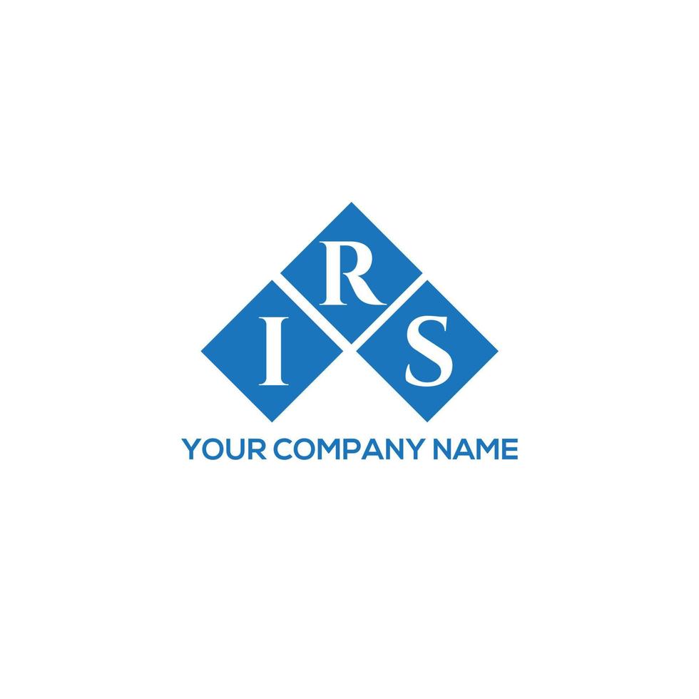 IRS creative initials letter logo concept. IRS letter design.IRS letter logo design on white background. IRS creative initials letter logo concept. IRS letter design. vector