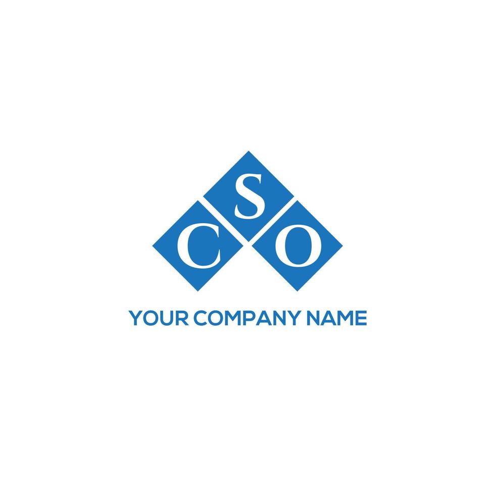 CSO letter logo design on white background. CSO creative initials letter logo concept. CSO letter design. vector