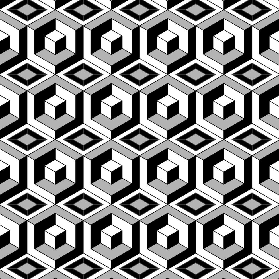 Stylish hexagonal line pattern background vector