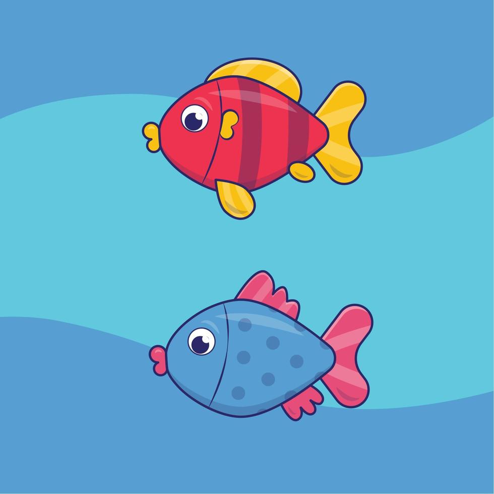 vector fish set