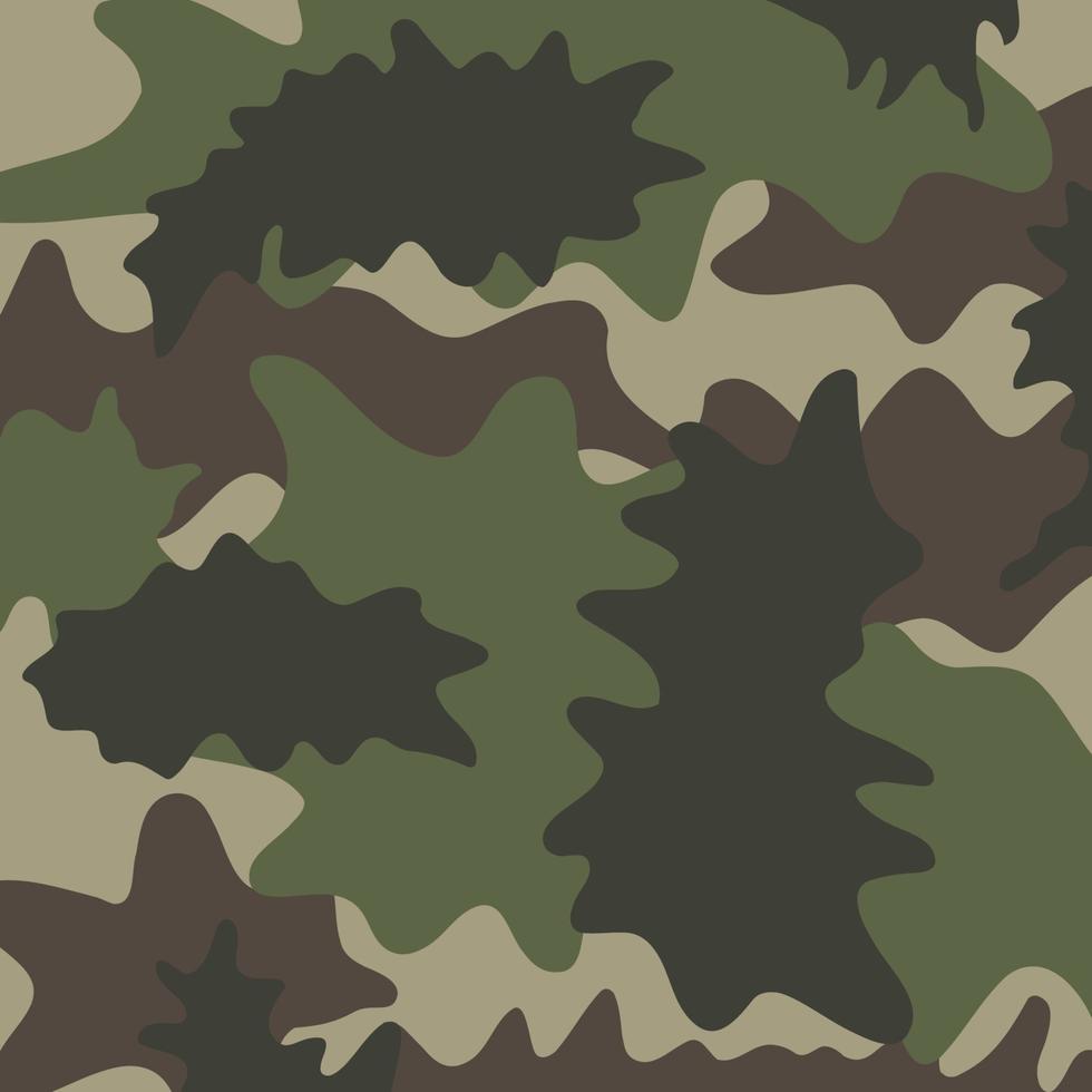 patrón de camuflaje del ejército de la selva abstracta vector