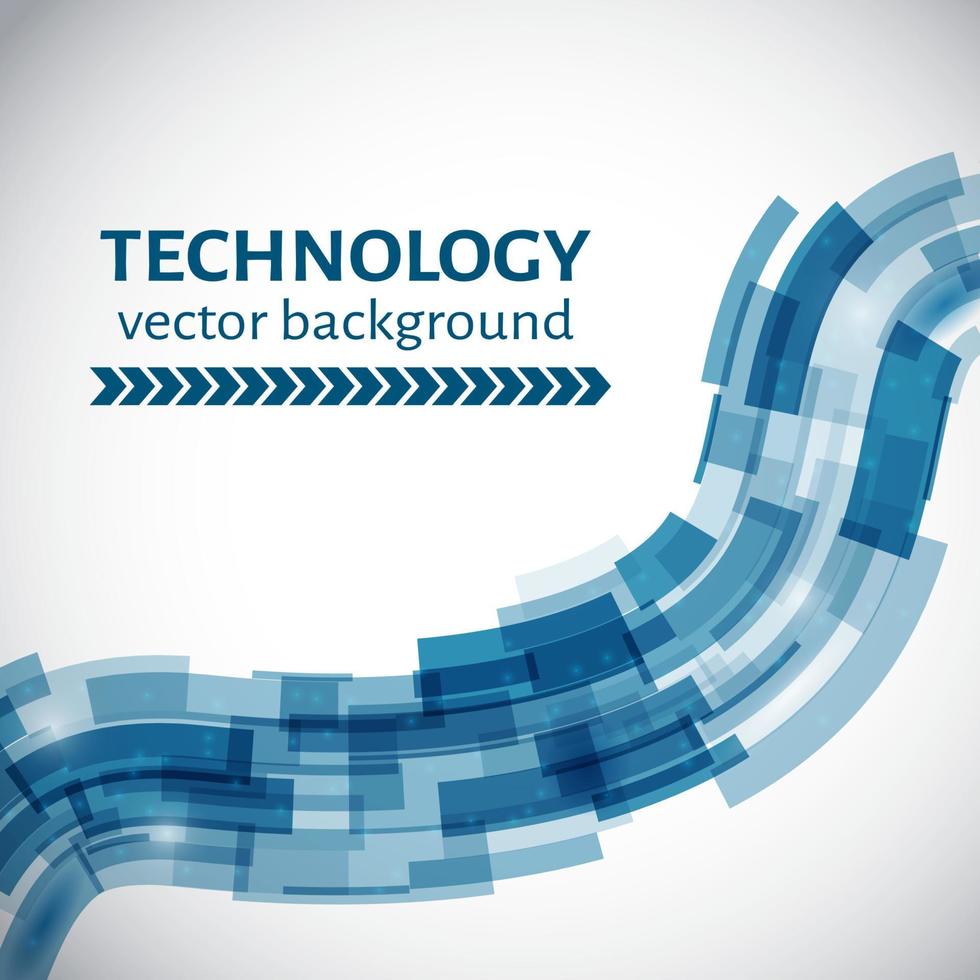 Blue technology abstract background. Business  background. Easy to edit design template. Vector illustration.