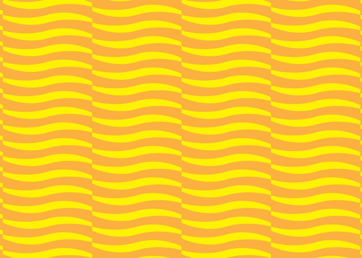 Wave Yellow Seamless Pattern Banner Background vector