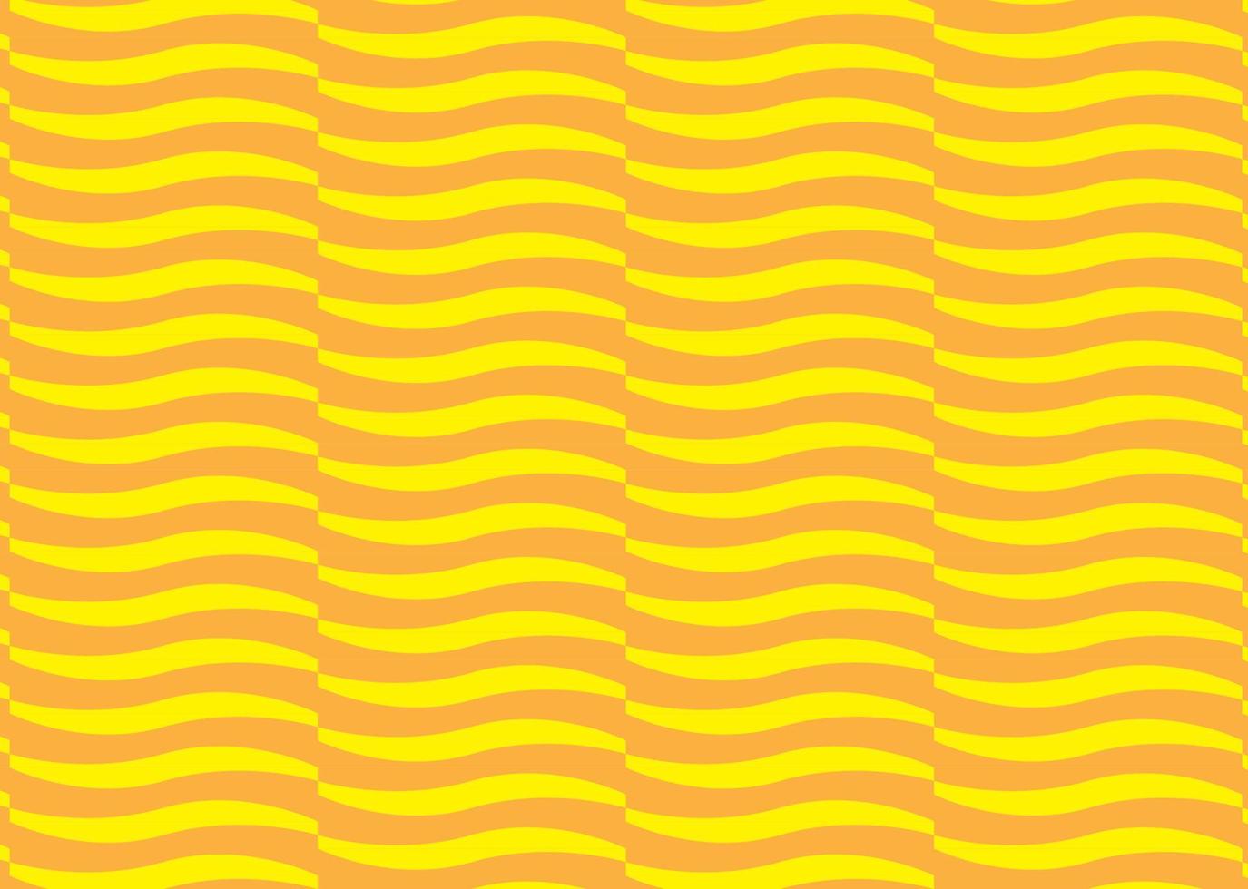 Wave Yellow Seamless Pattern Banner Background vector