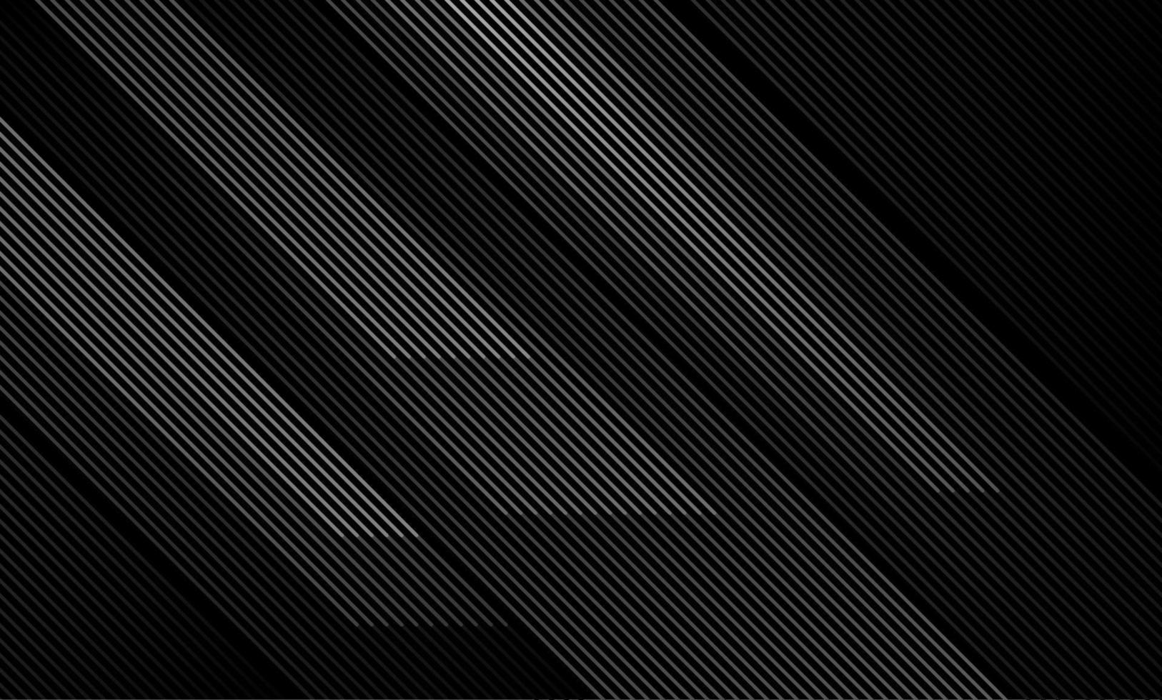 Abstract black background with diagonal lines. Modern dark abstract texture. Design for presentations or business. Vector