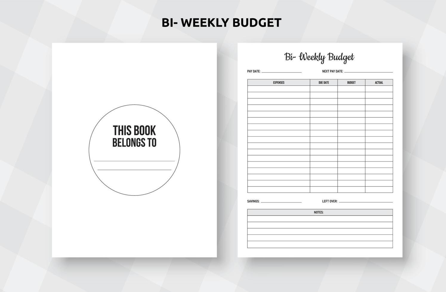 Budget Planner Printable, Finance Planner, Bi-weekly Budget, Monthly  Budget, Weekly Budget, Paycheck Budget Printable, Budget Template 