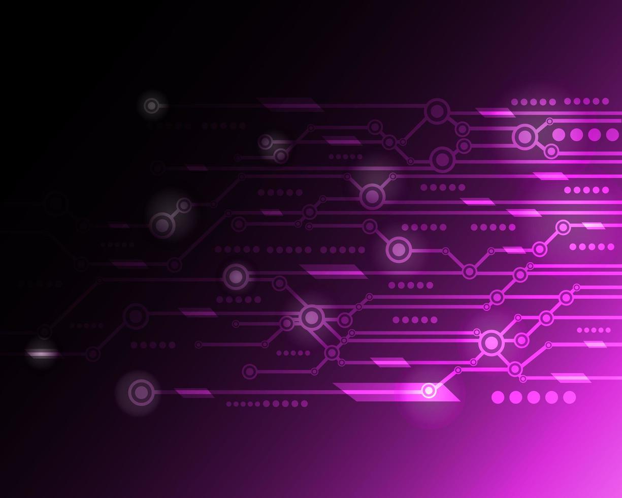 Gradient Black Pink Abstract Technology Background Used For Website And Business. photo