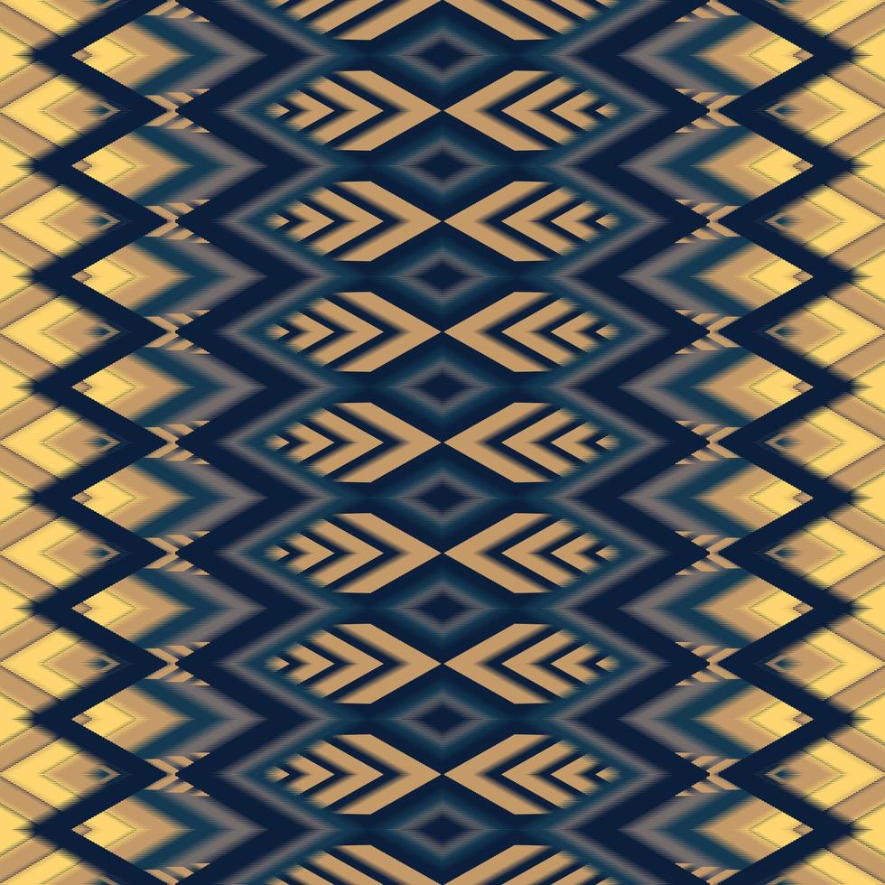 Seamless Native Fabric pattern Designed from geometric shapes Use it as a background, shirt pattern, and to make patterns on things. photo