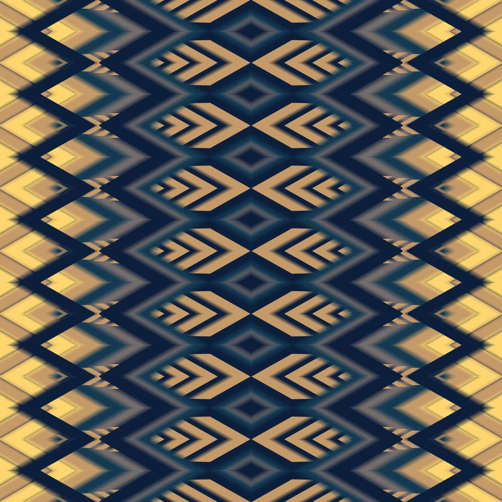 Seamless Native Fabric pattern Designed from geometric shapes Use it as a background, shirt pattern, and to make patterns on things. photo