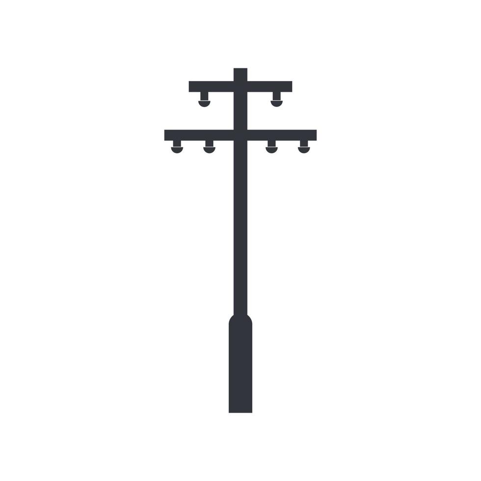 power pole logo vector