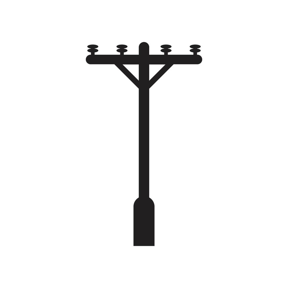 power pole logo vector