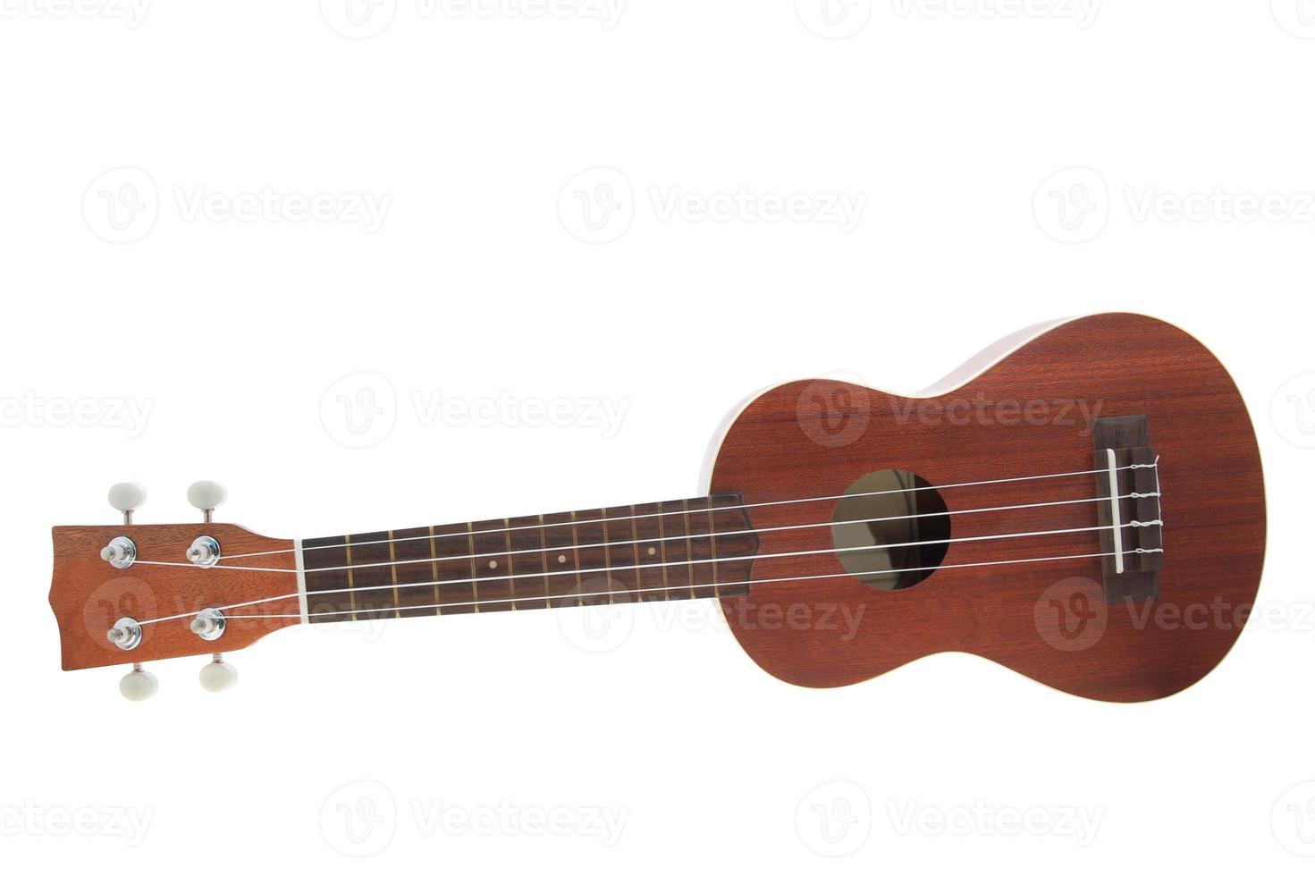 Guitar isolated on white background with clipping path photo