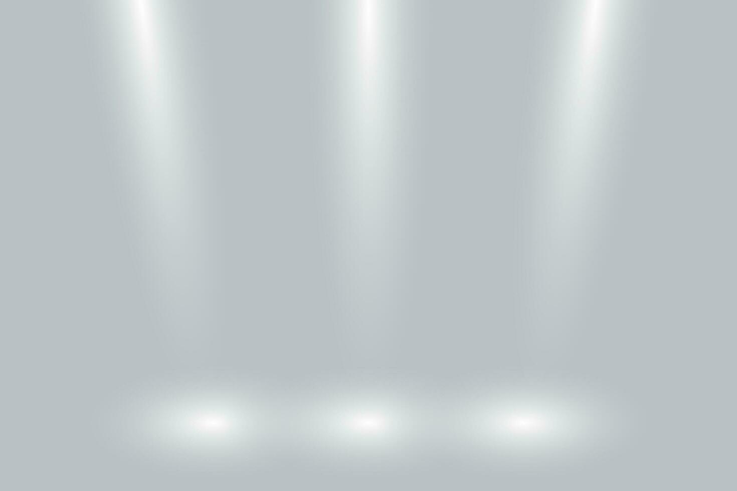 gray scene background with bright lights photo