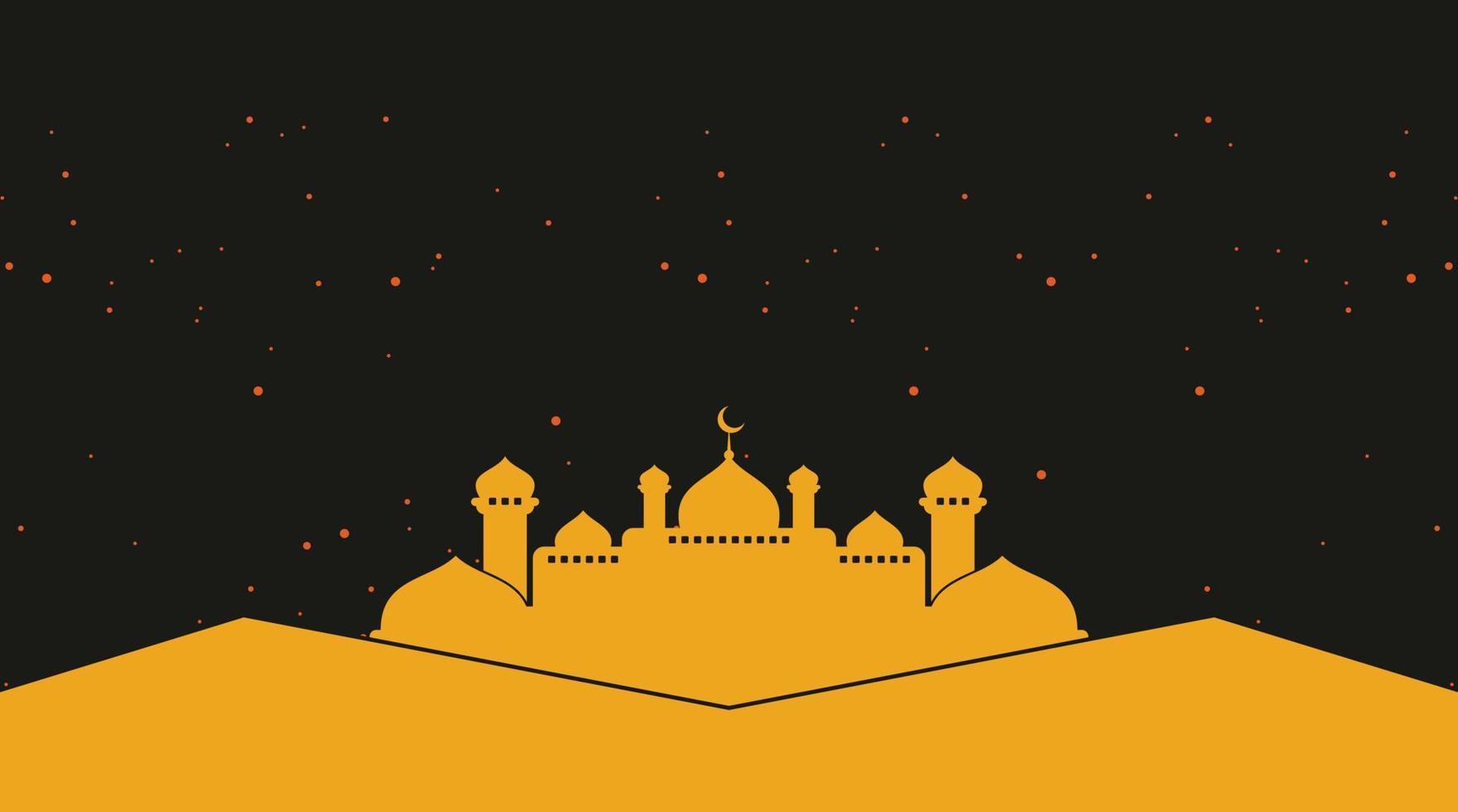 fondo islámico. fondo de eid mubarak. fondo de ramadán kareem. vector