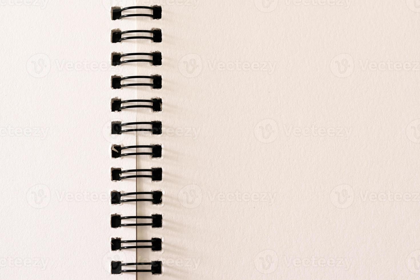 notebook paper with loop for background photo