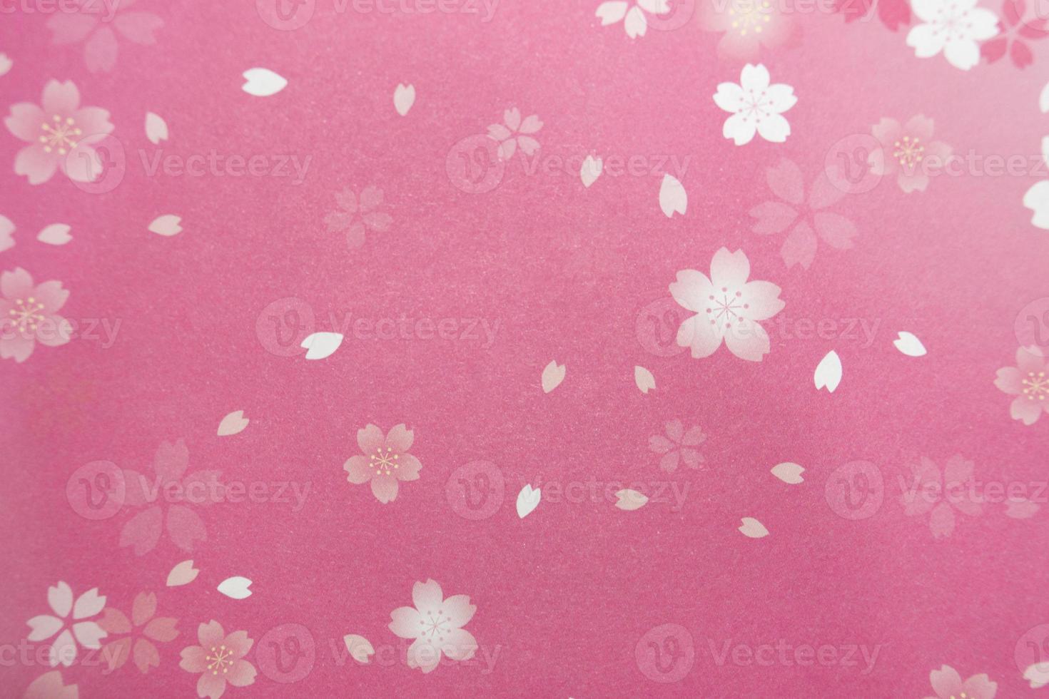 Pink background with flower petals photo