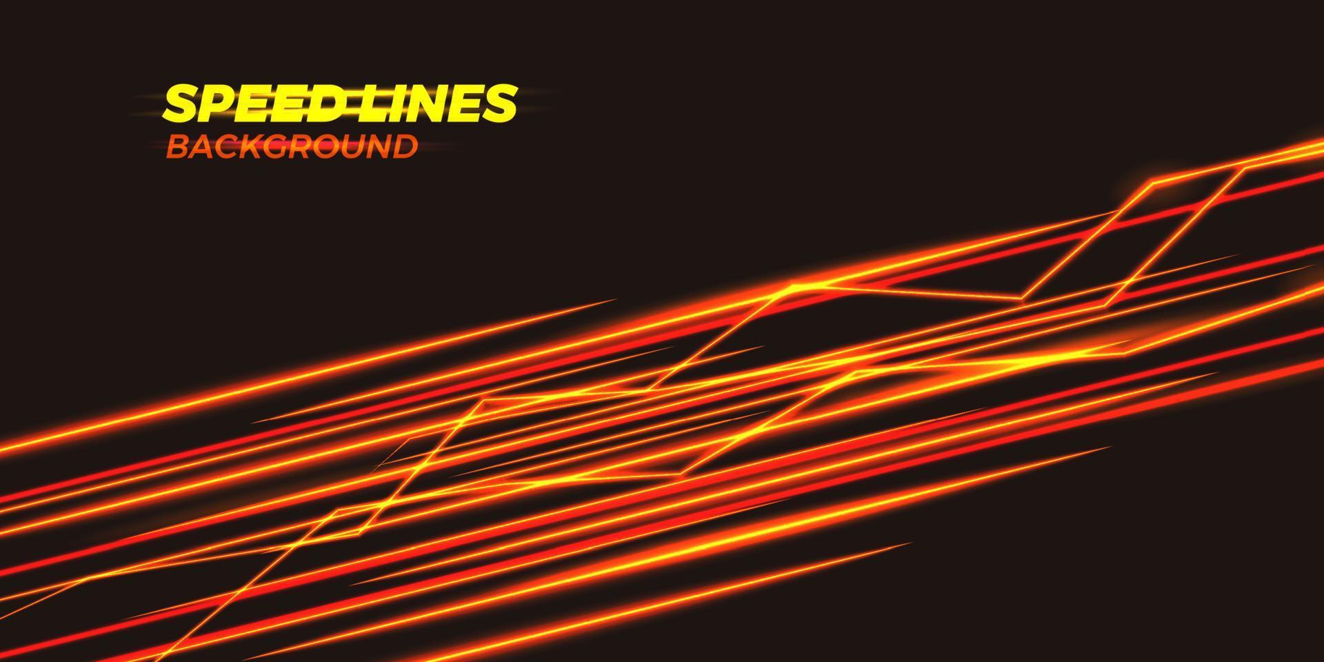 electric thunder move fast flash yellow ray light burst abstract background vector