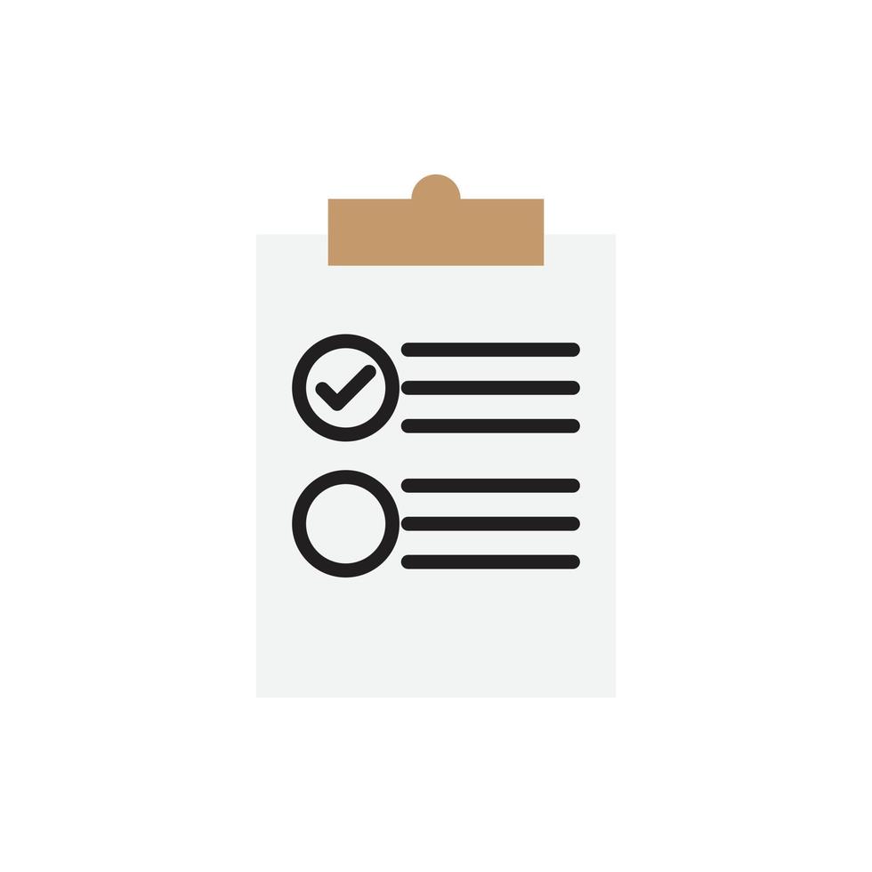 task check list icon for website, presentation vector