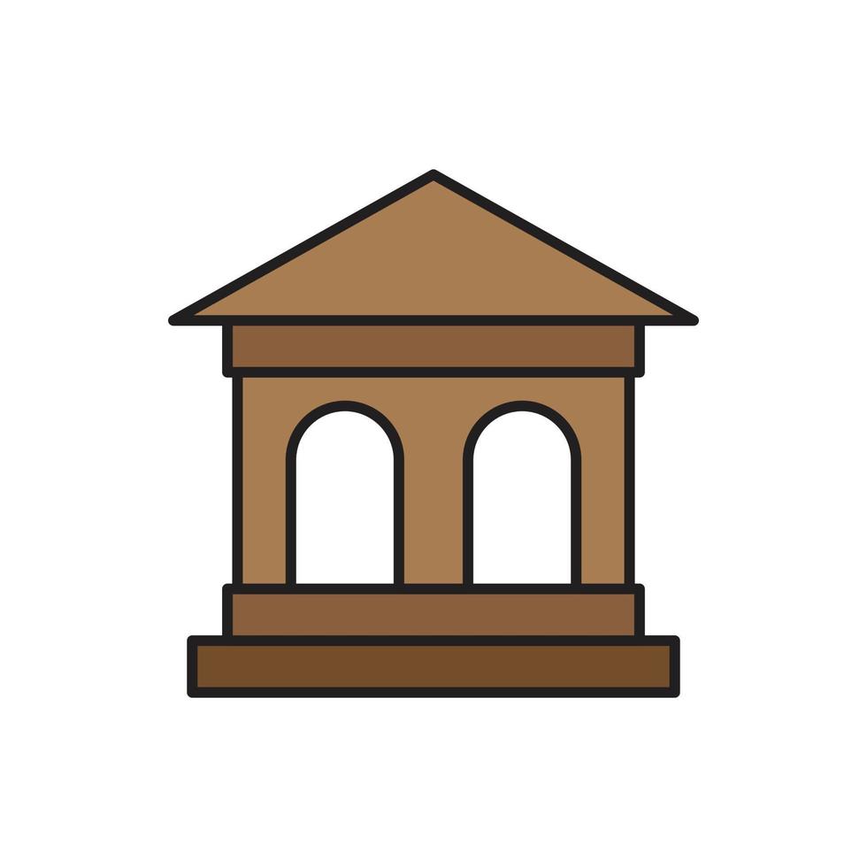 Building Icon color for website, symbol presentation vector