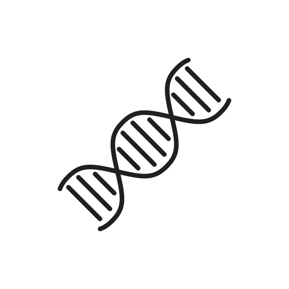 DNA icon for website,  presentation vector