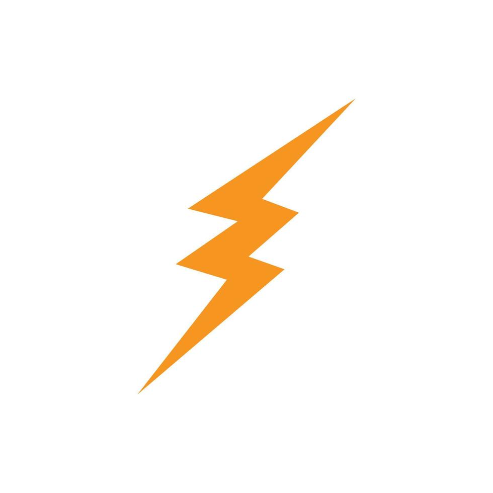 lightning icon for website, presentation vector