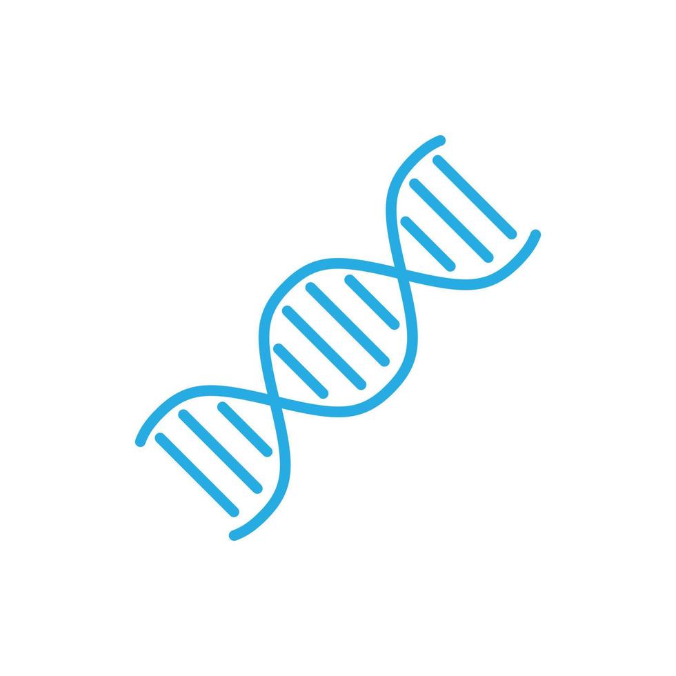 DNA icon for website, presentation vector