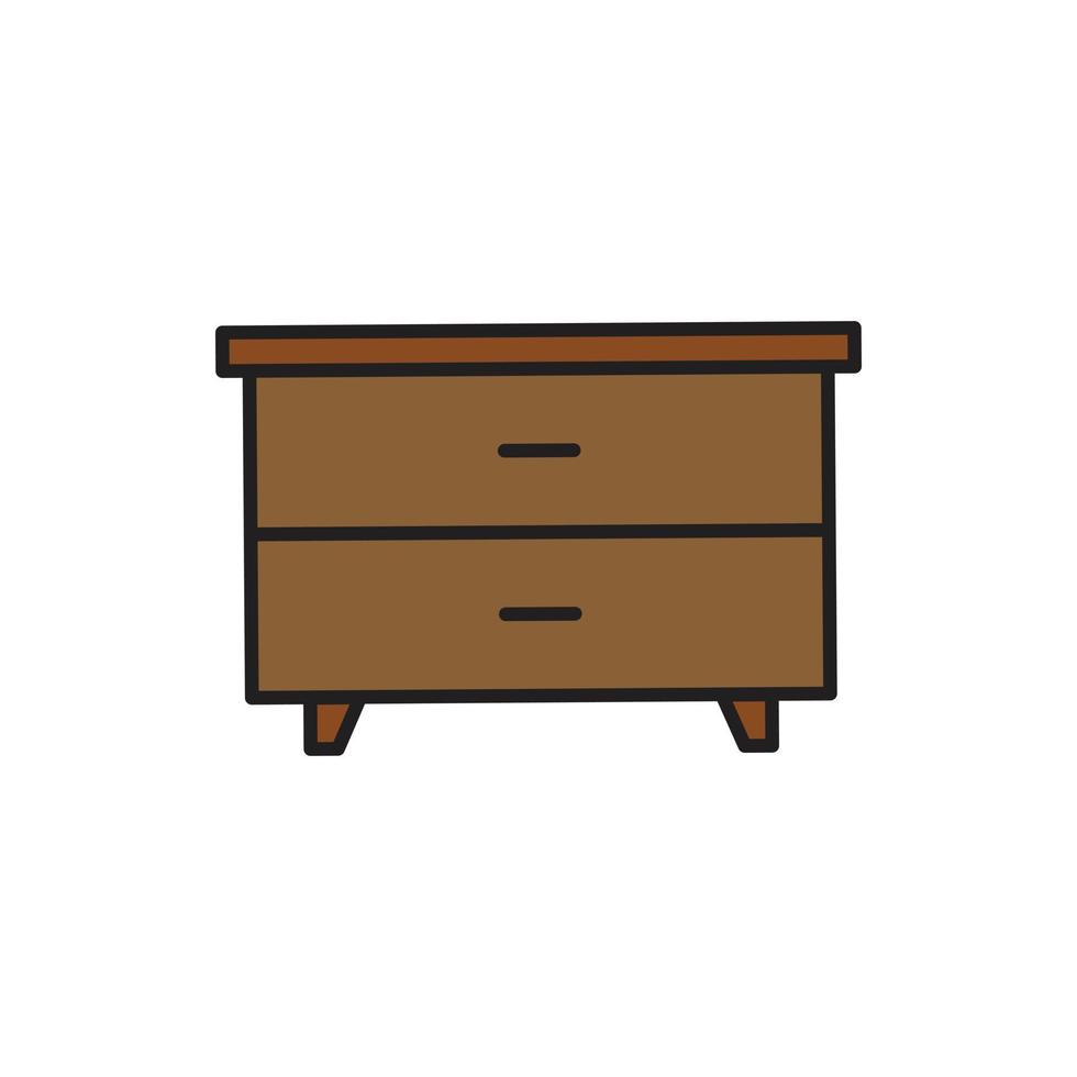 vector cabinet furniture for website, presentation, symbol