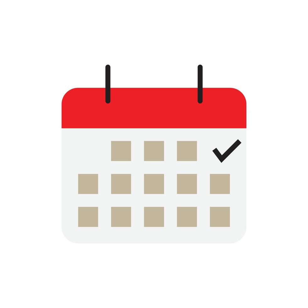 calendar icon for website, presentation 7159025 Vector Art at Vecteezy