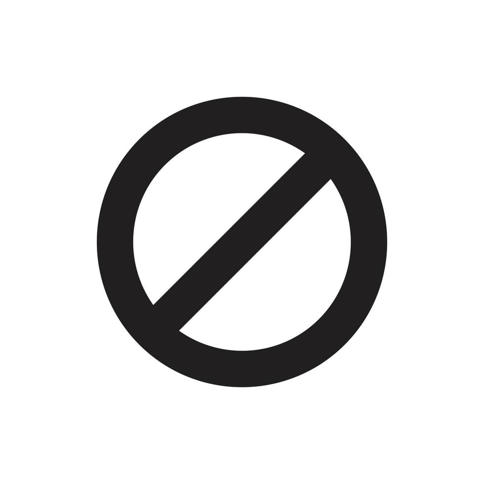 stop icon for website, presentation vector