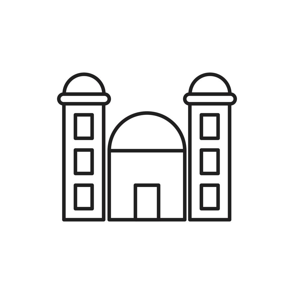 Building Icon line for website, symbol presentation vector