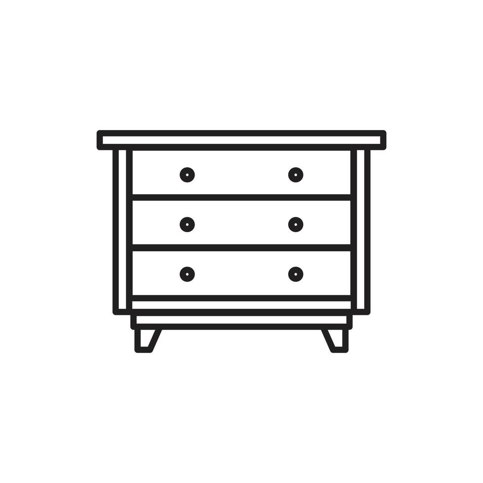 vector cabinet furniture for website, presentation, symbol