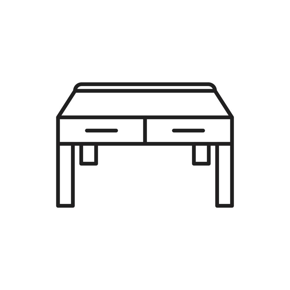 table icon for website, symbol, presentation vector