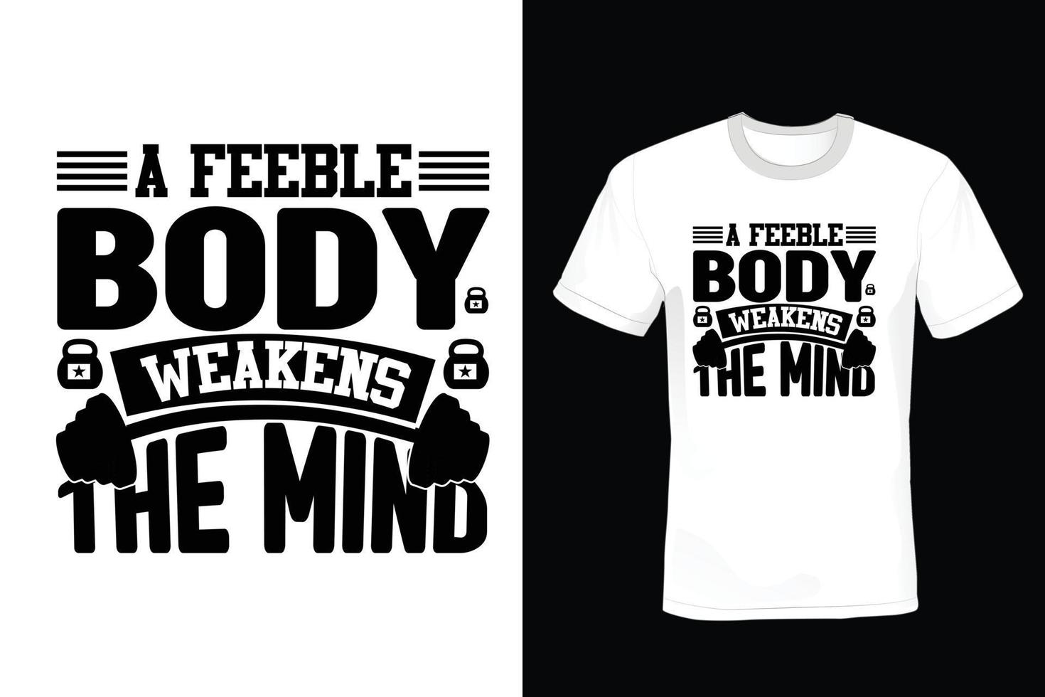 Gym T shirt design, vintage, typography vector
