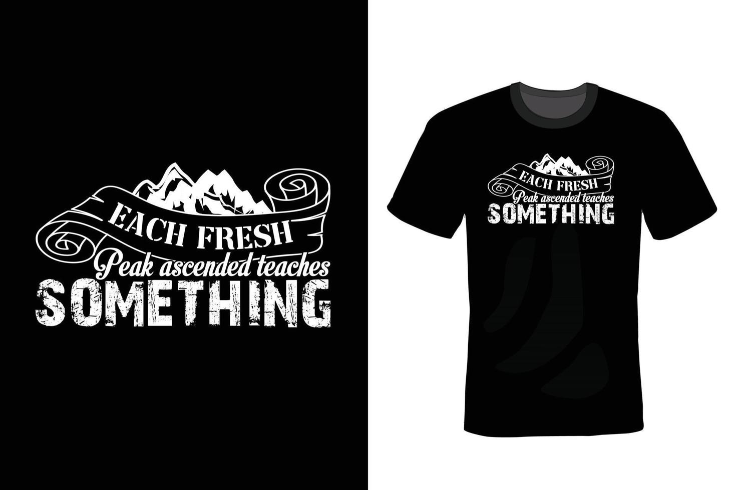 Hiking T shirt design, vintage, typography vector