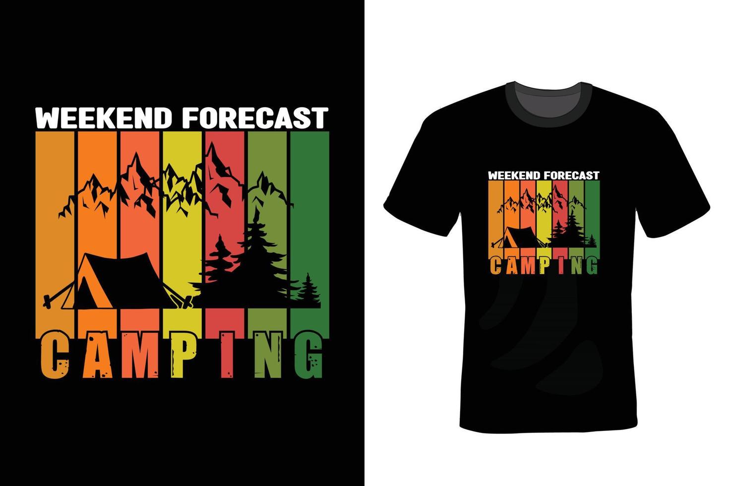 Camping T shirt design, vintage, typography vector