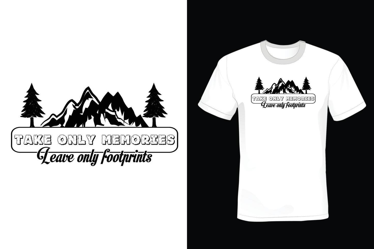 Hiking T shirt design, vintage, typography vector