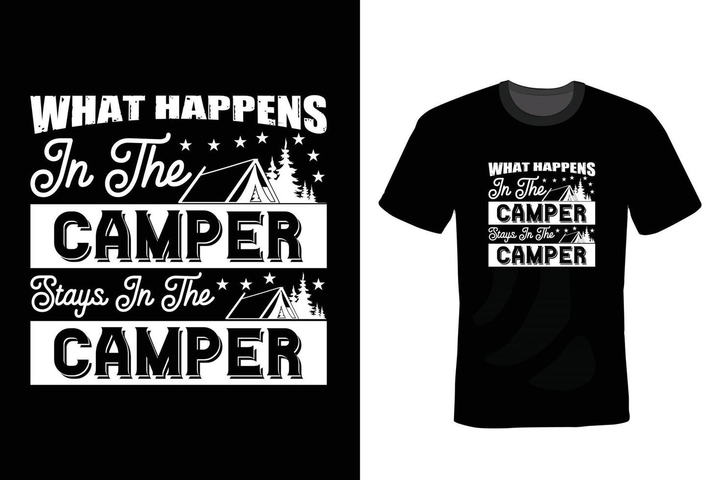 Camping T shirt design, vintage, typography vector