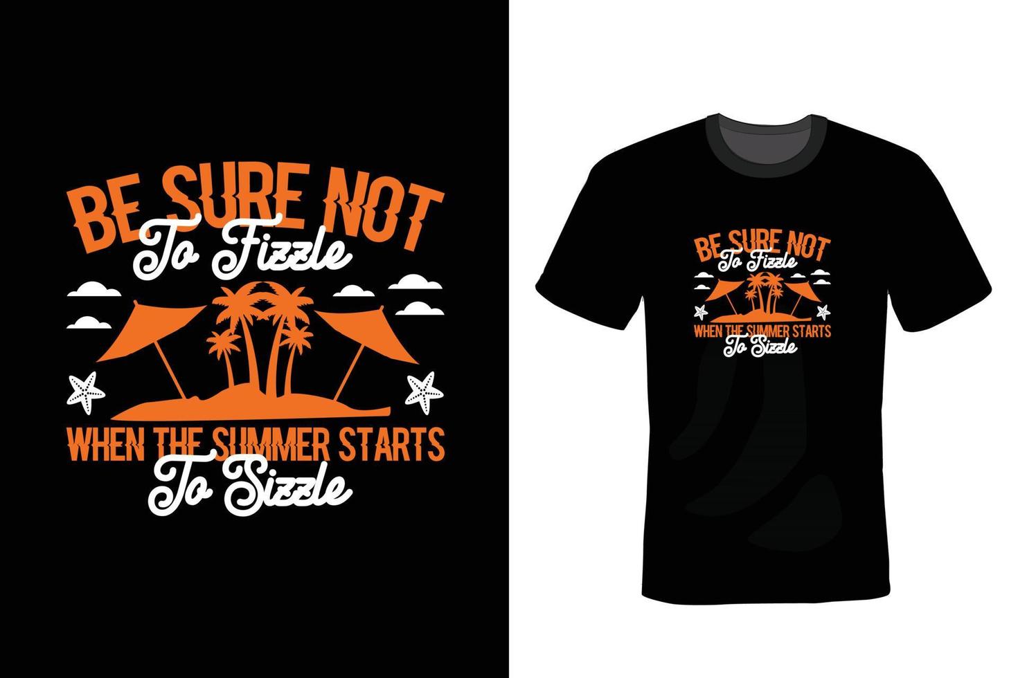 Summer T shirt design, vintage, typography vector