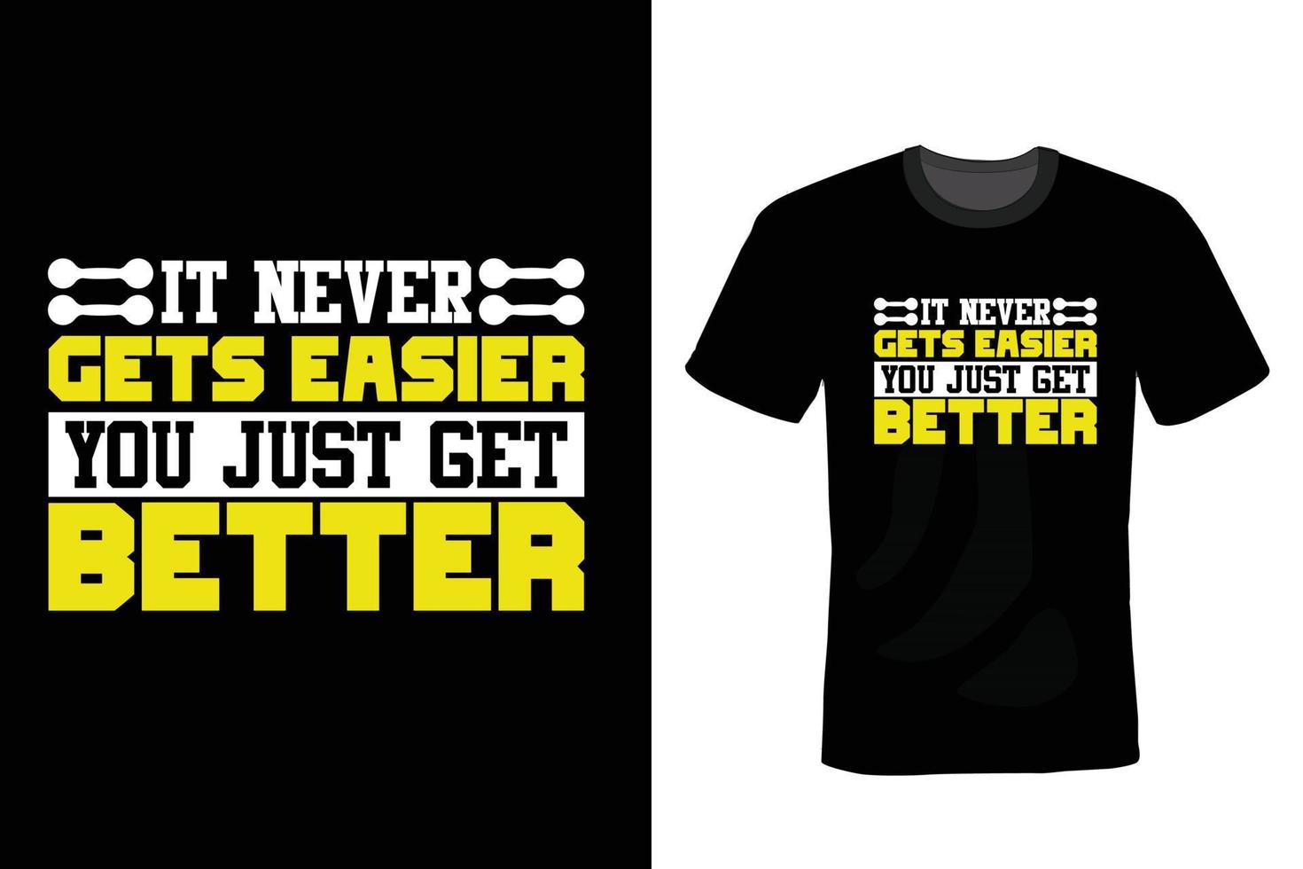 Gym T shirt design, vintage, typography vector