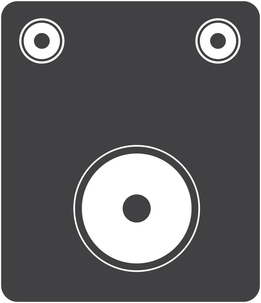 icono de altavoz. símbolo de altavoz. vector