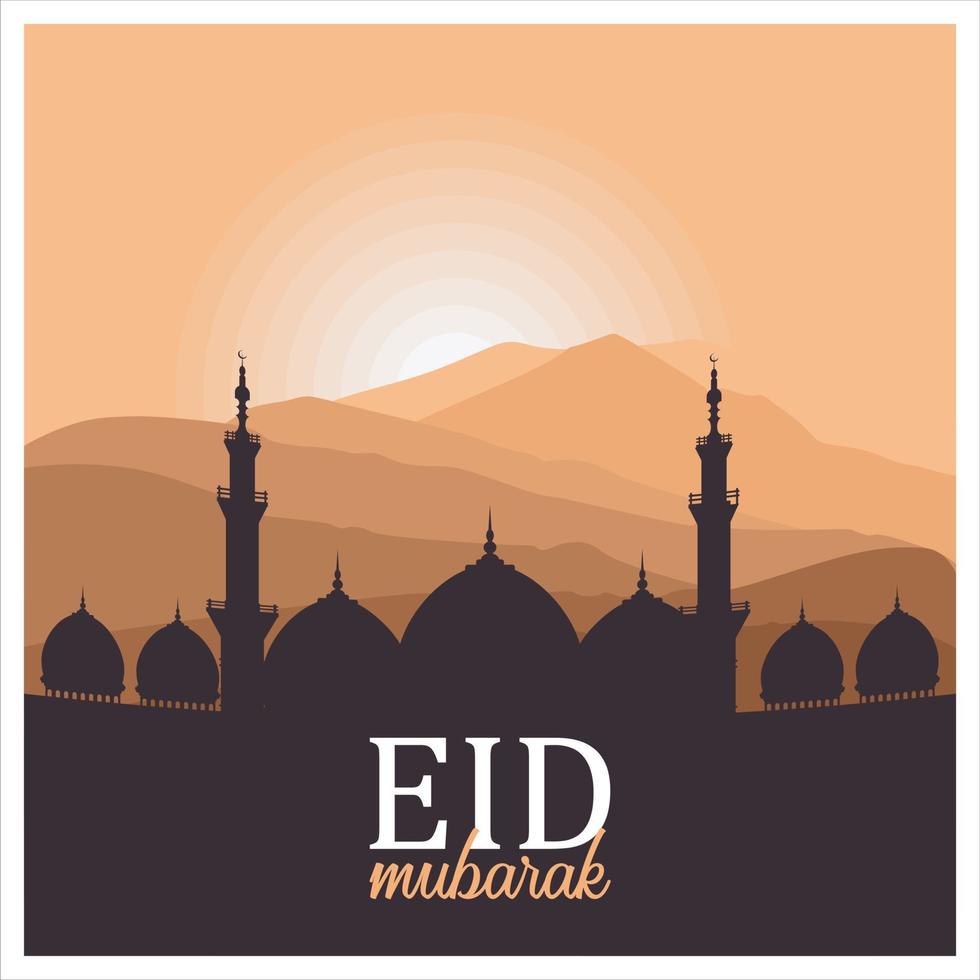 fondo de eid mubarak vector