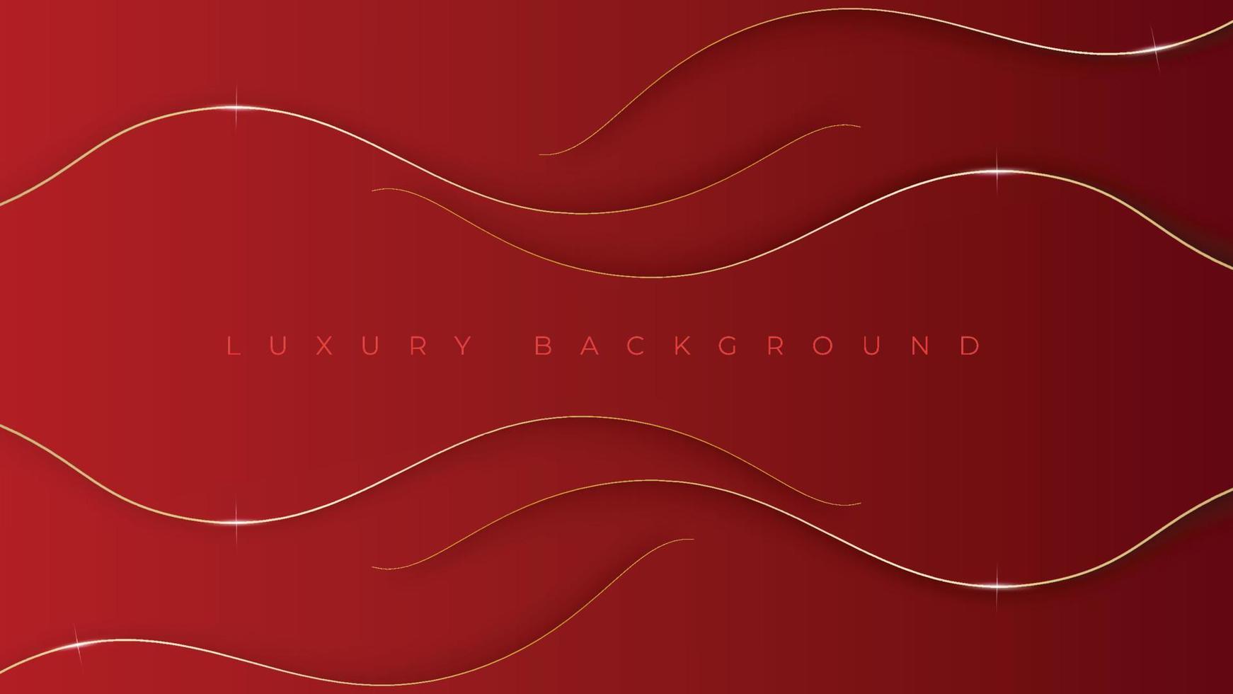 luxury background with golden wavy light. premium background concept. vector illustration