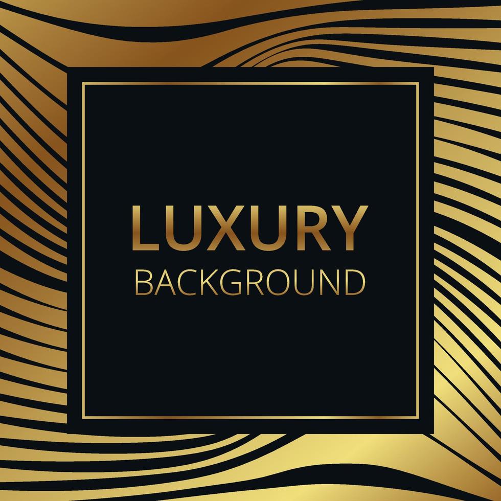 Modern black cover design set. Luxury creative line black and gold background vector