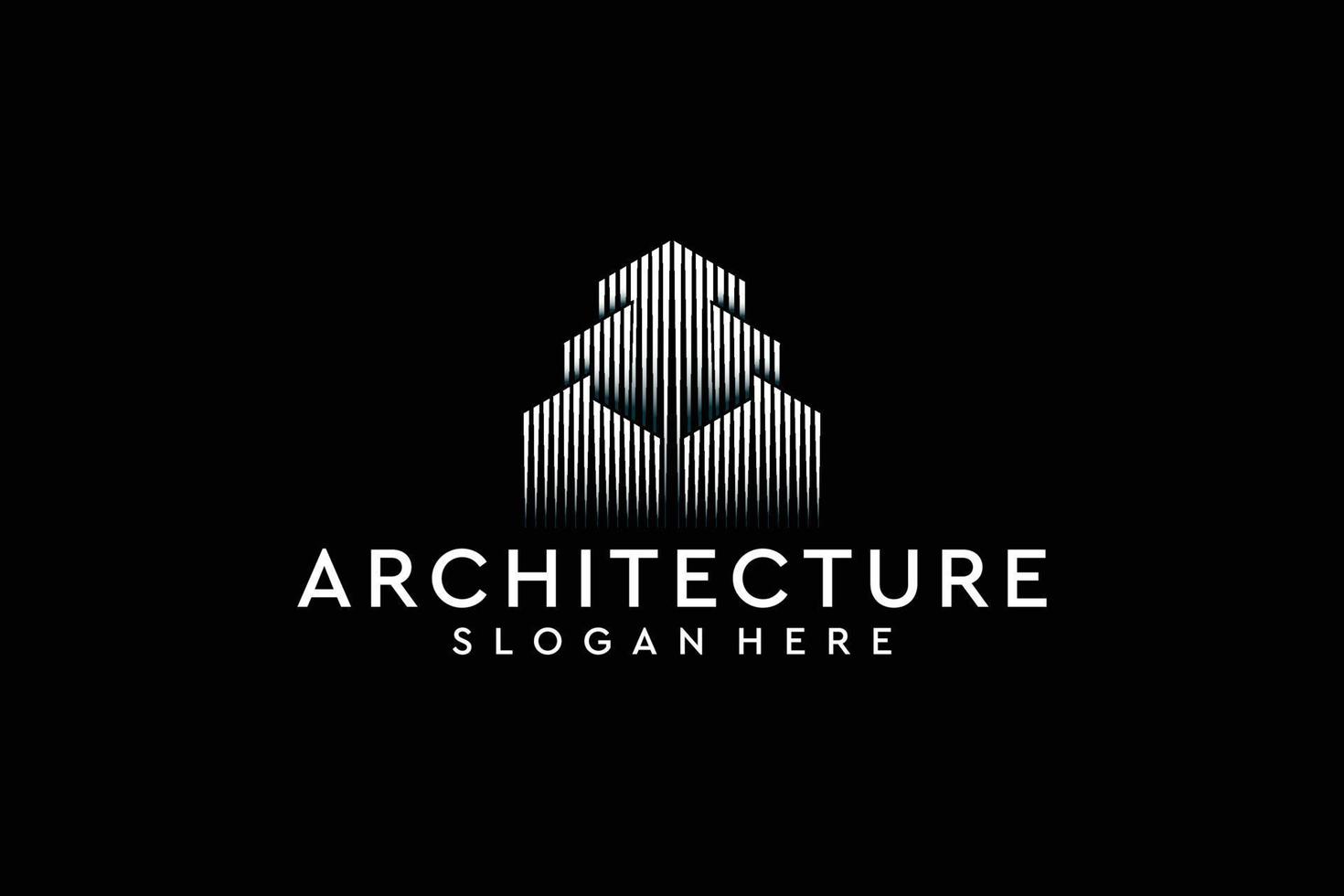 Architecture Line Logo Design Vector