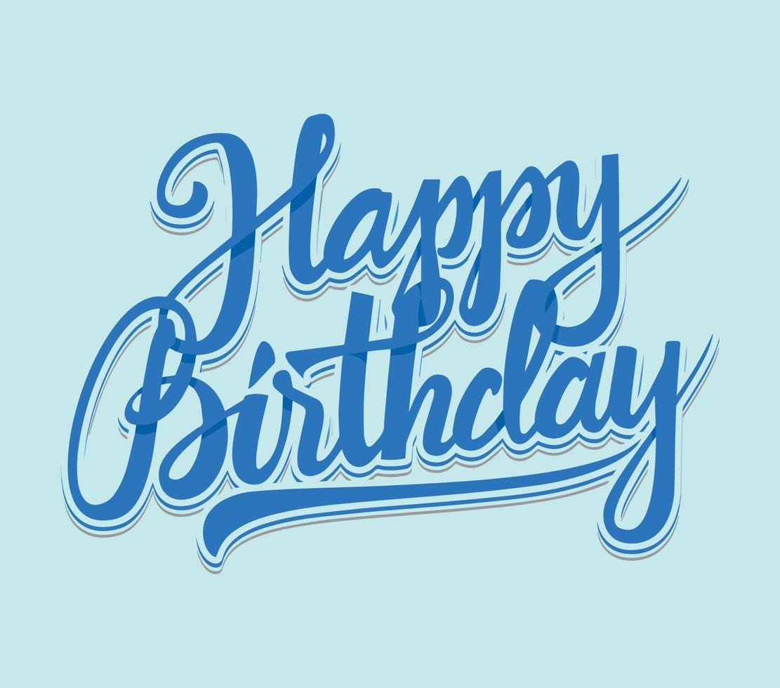Happy Birthday Greeting. vector