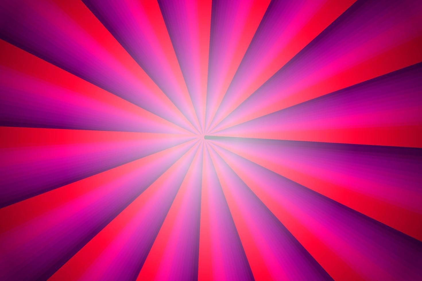 explosión, aceleración, fondo brillante en colores rosa y violeta. vector