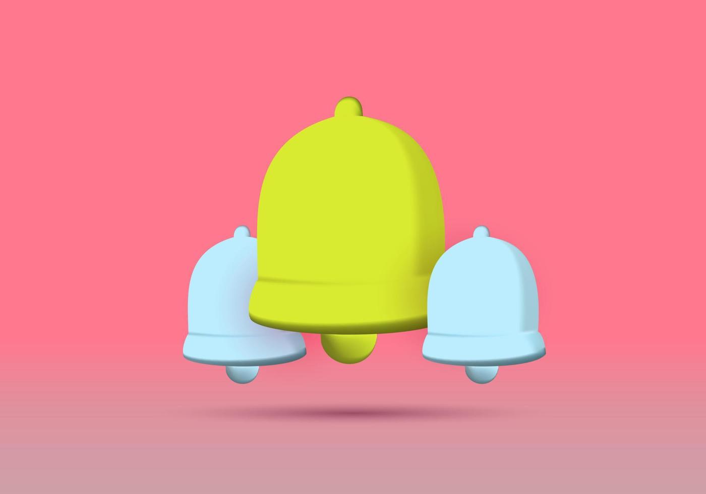 Ilustraciones de 3d set bell vector