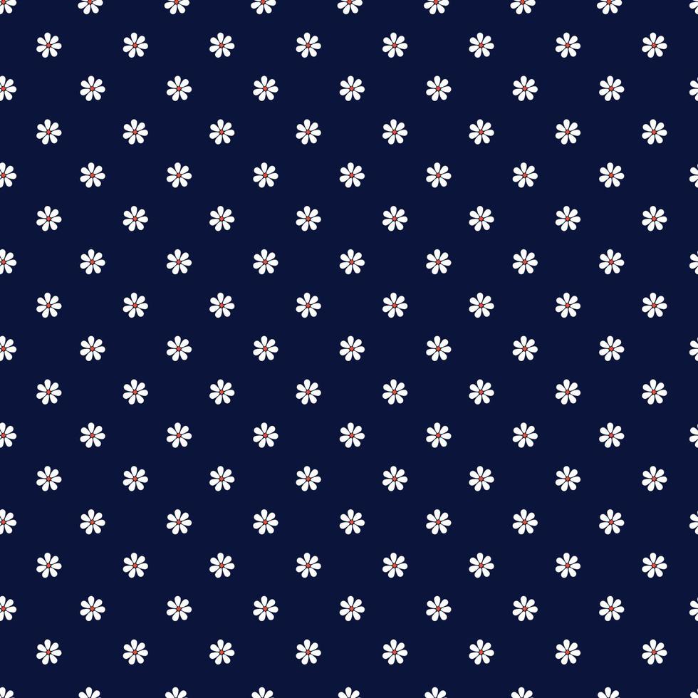 Geometric flower pattern seamless, design for fabric, curtain, background, carpet, wallpaper, clothing, wrapping, Batik, fabric.Vector illustration. vector