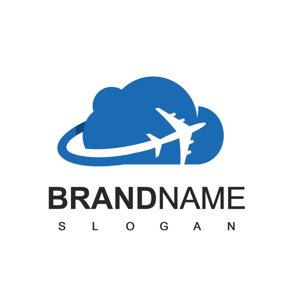 Airplane Logo, Tour And Travel Symbol vector