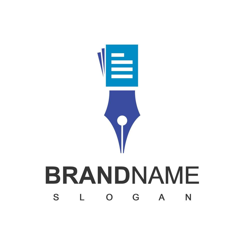 Document Logo Design Vector